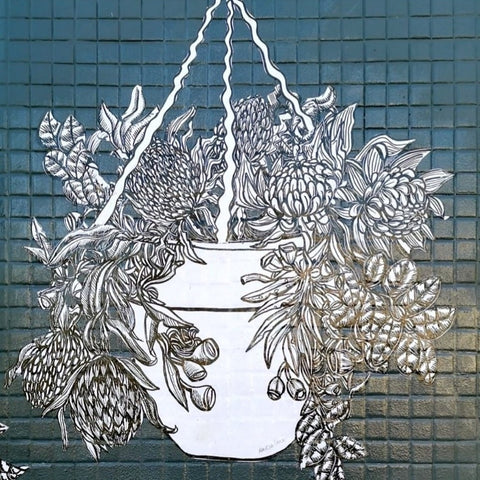 Manda Lane Plant Street Art Paste-Up 